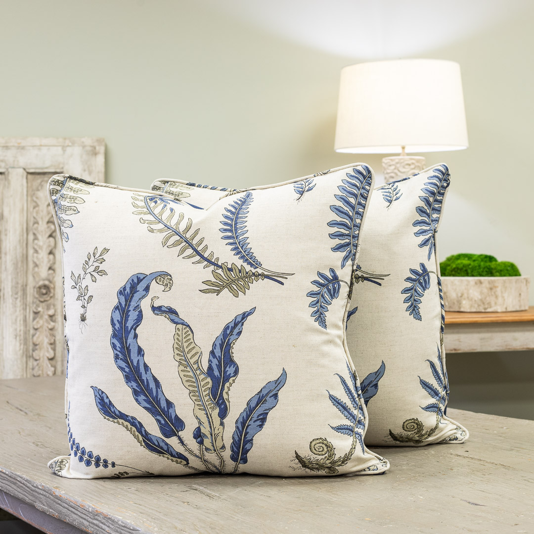 GP & J Baker “Ferns” Indigo – Botanica